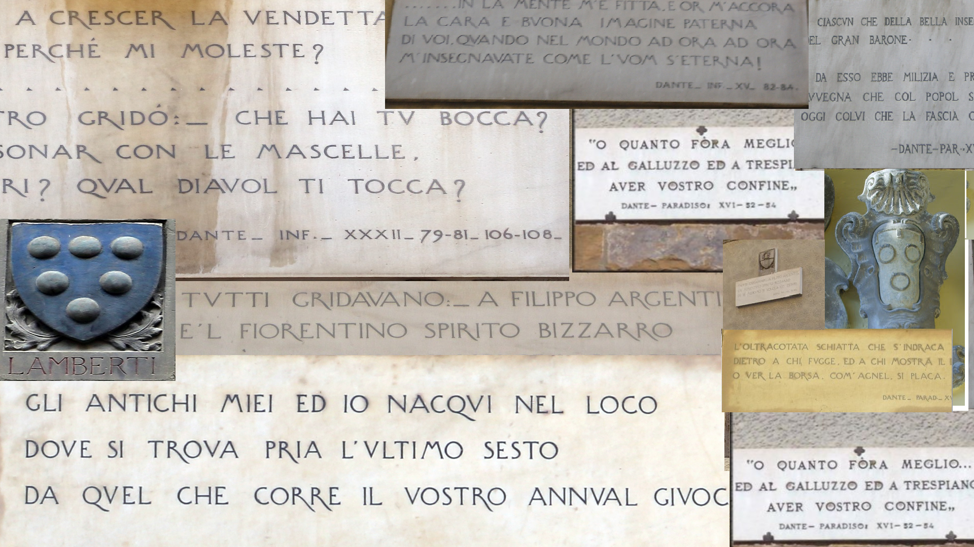 Dante s commemorative plaques in Florence Feel Florence